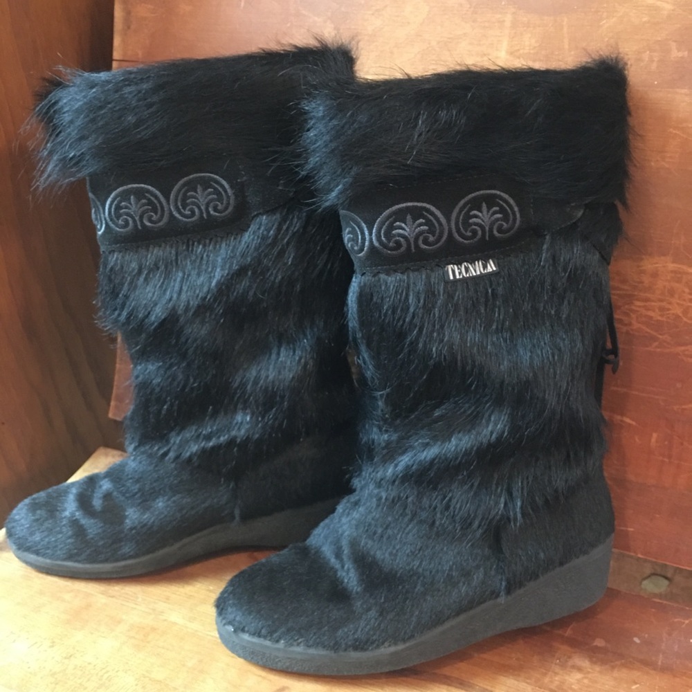 Tecnica genuine goat hair ski boots size 39